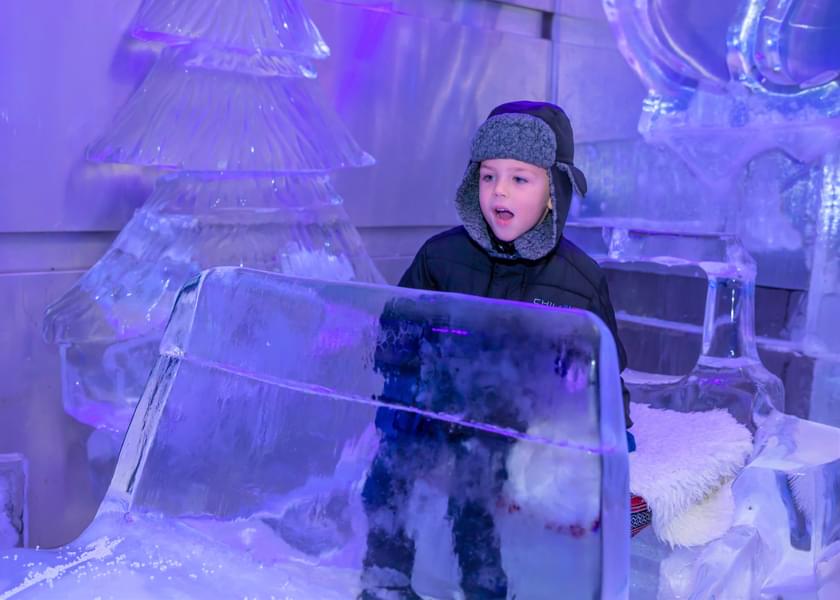 You kids will love the sub zero experience at CHILLOUT Ice Lounge.