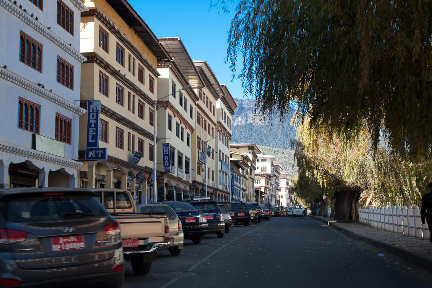 Thimphu Main Street Overview