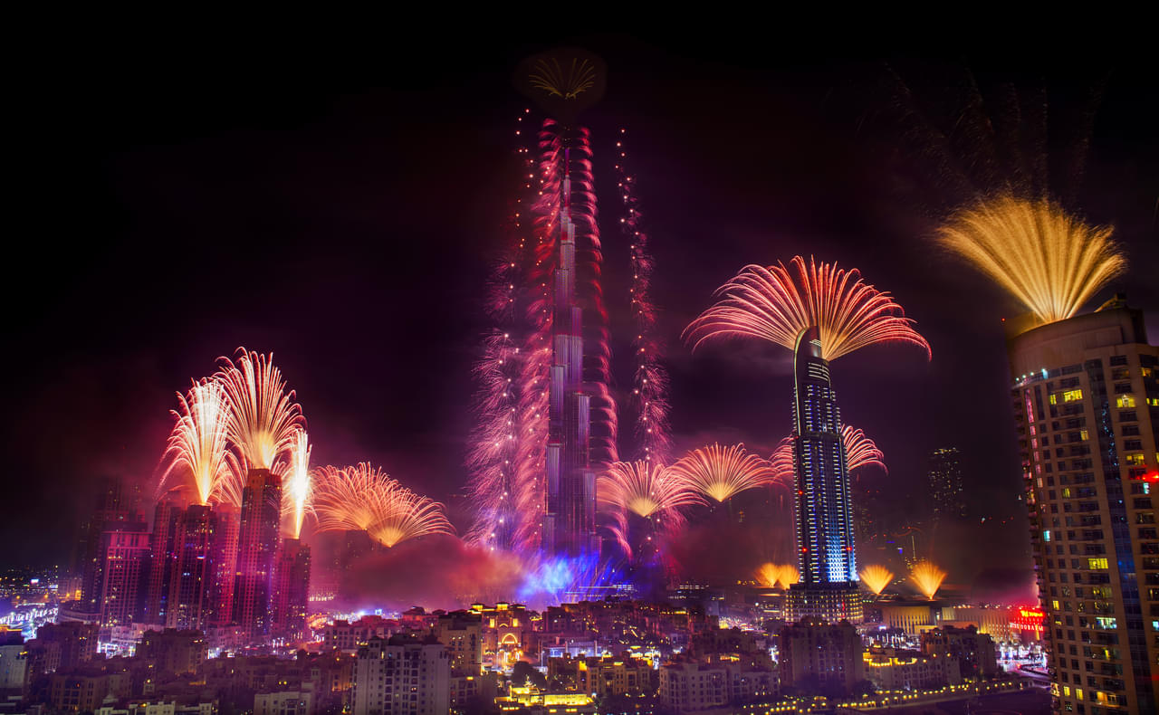 Burj Khalifa Fireworks