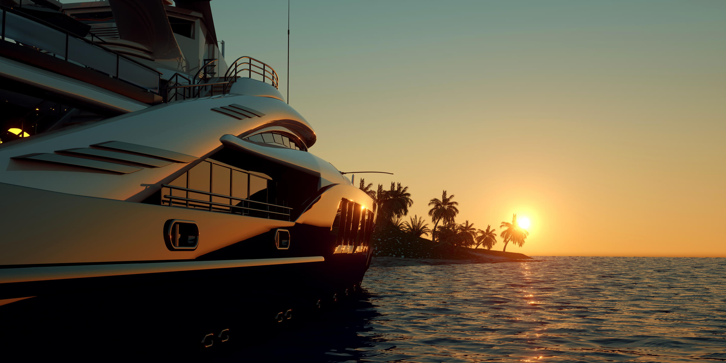 Relax on you way back on a luxury yacht