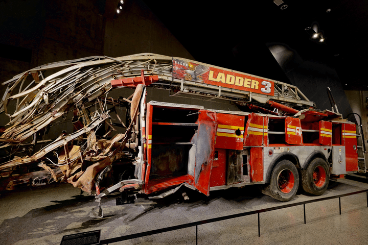 Firefighters Vehicle at 911 museum