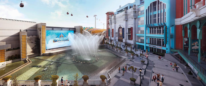Central Park Zone at Genting Skyworlds Theme Park