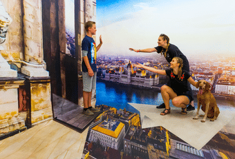 Be creative and make poses to click funny pictures