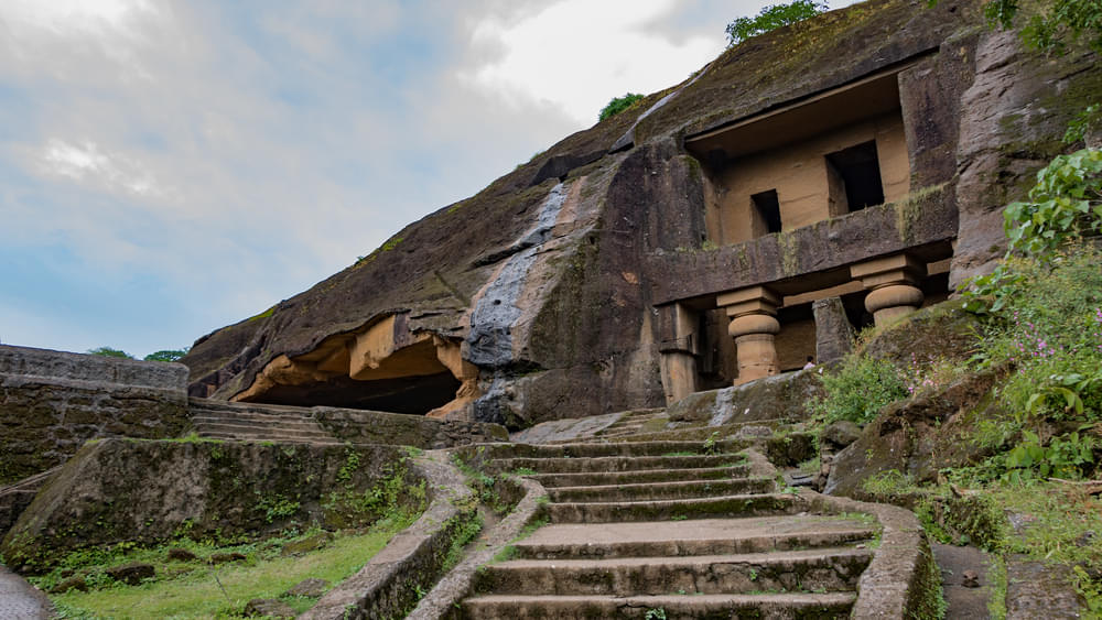 Entrance to the Kanheri caves