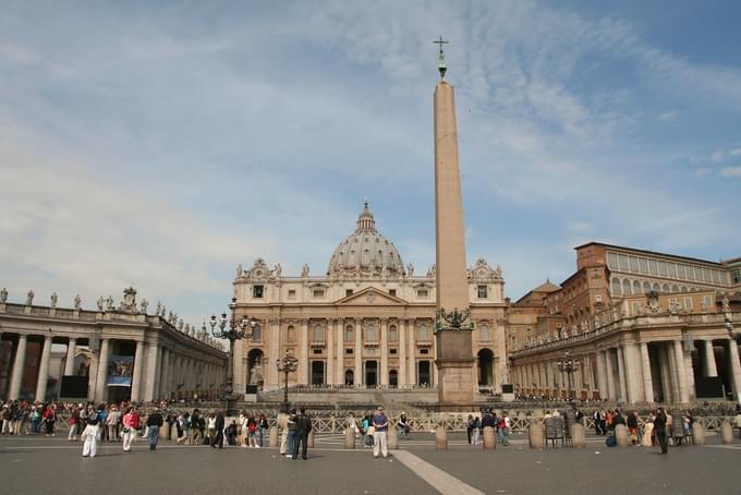 Construction Of St. Peter’s Square