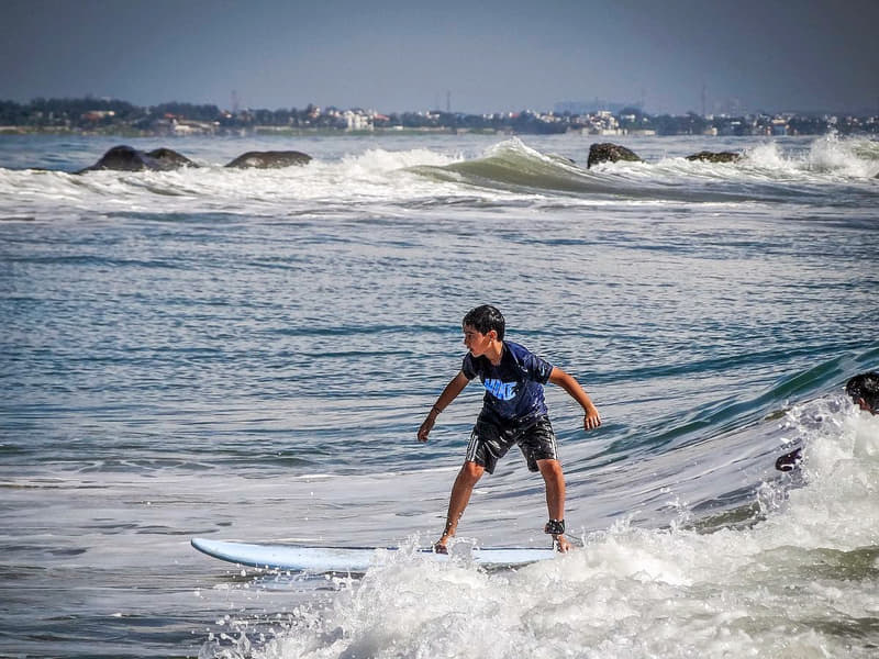 Surfing In Pondicherry Image