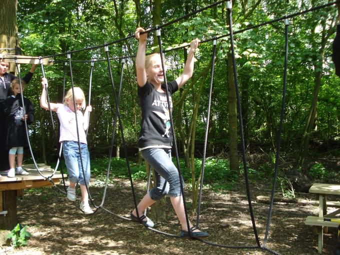 Obstacle crossing at Het Amsterdamse Bos