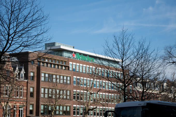 admire the beautiful view of Heineken Experience