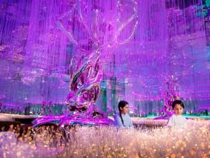 Watch as children's faces light up with joy with the captivating installations at AYA Universe