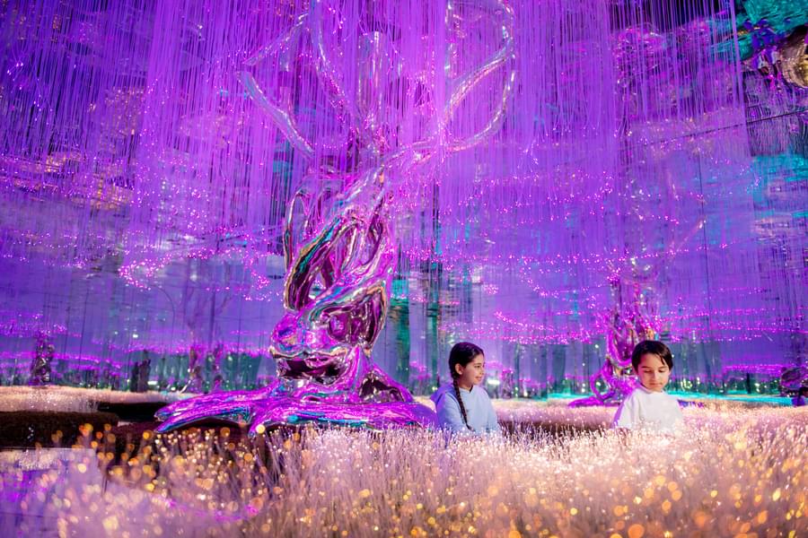 Watch as children's faces light up with joy with the captivating installations at AYA Universe