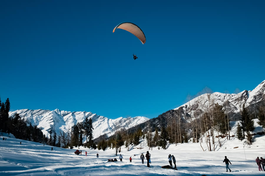 Paragliding in Solang Valley Image