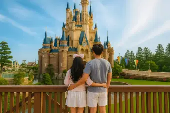 Spend amazng time with your partner at the famous Tokyo Disneylans