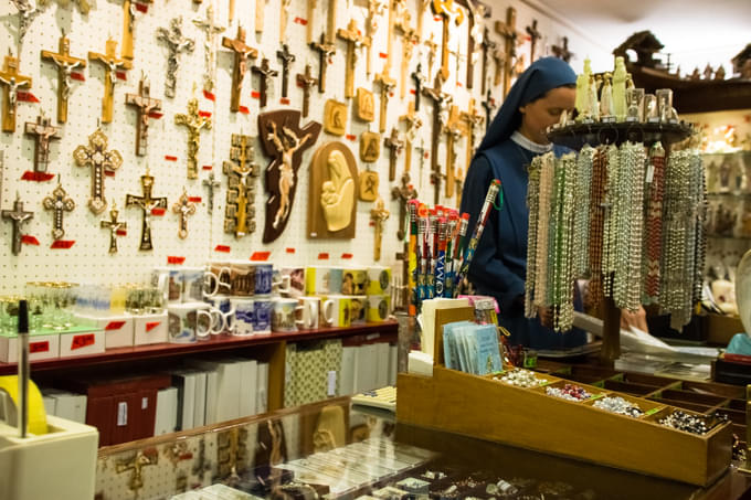 Gift shop at St. Peter's Basilica