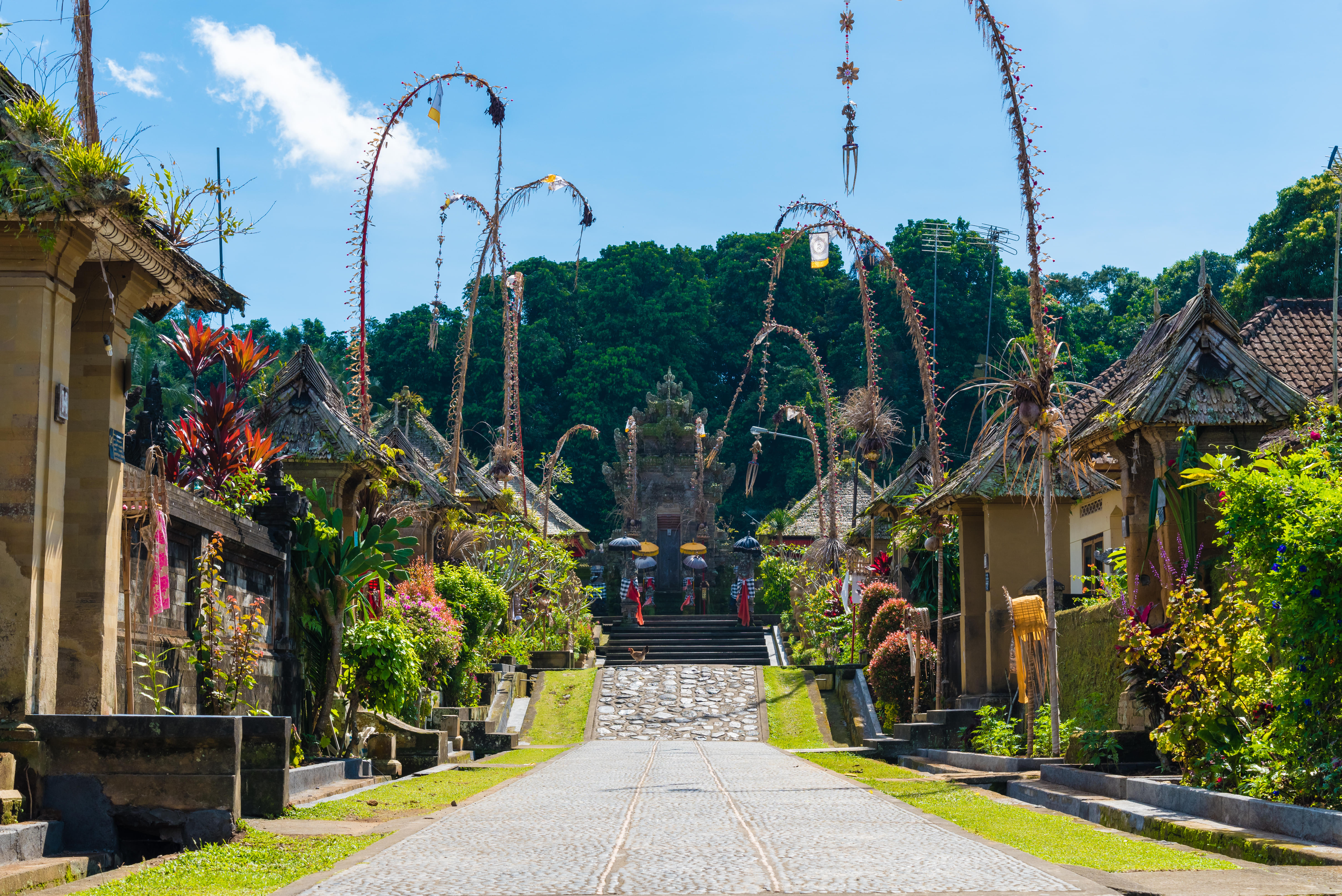 Walk through the traditional styled village of Bali - The Penglipuran Village, to understand the balinese lifestyle