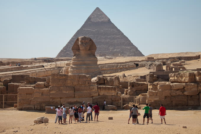 Giza Pyramids, Sphinx and Valley Temple Guided Tour