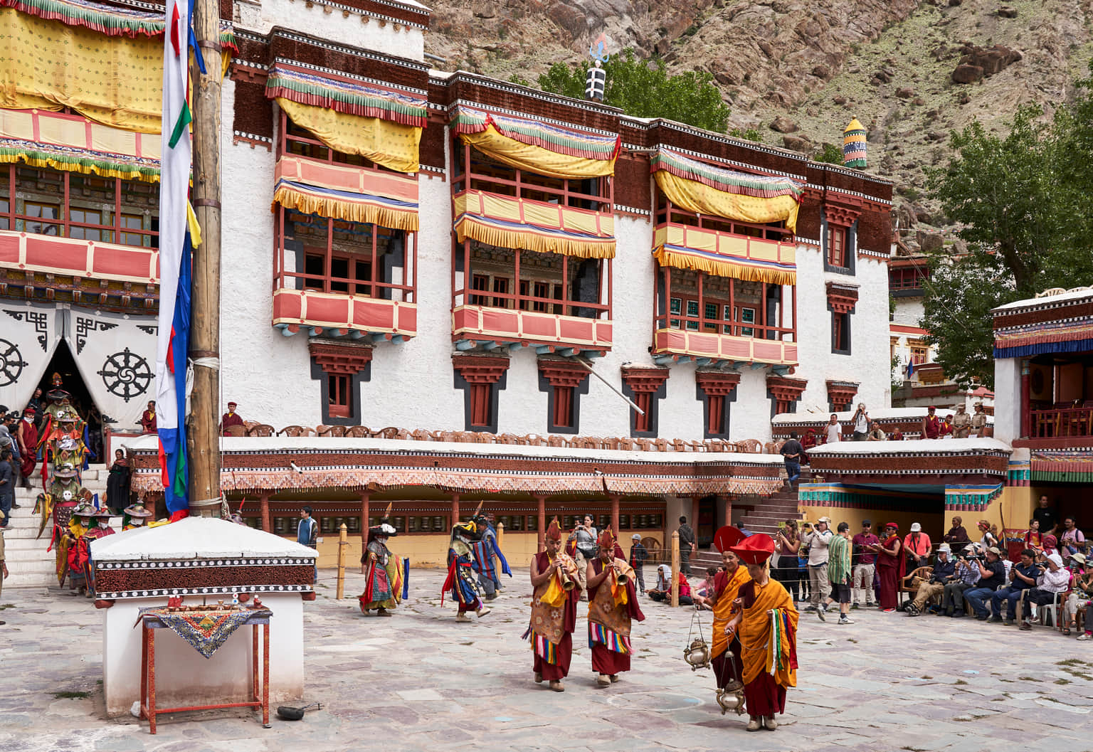Monastery Courtyard