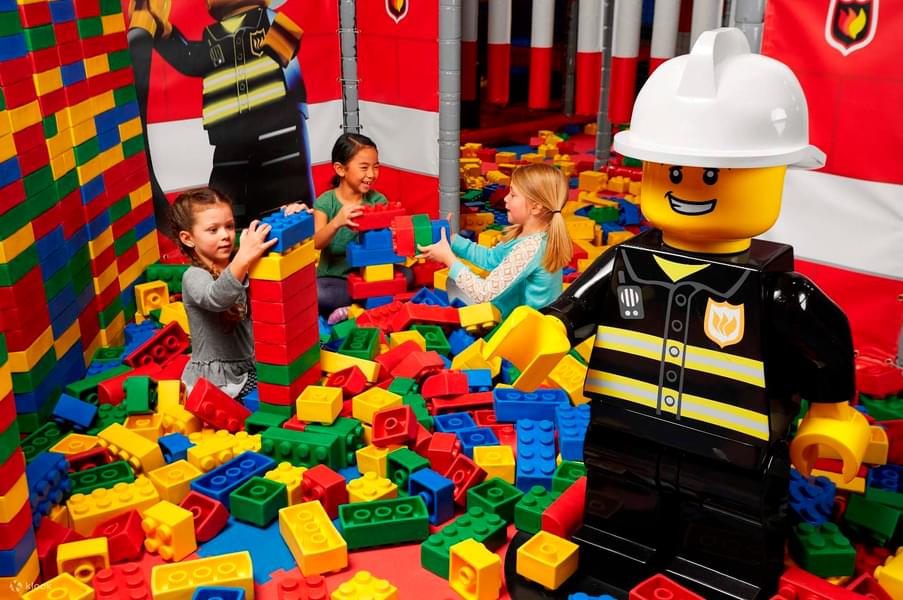 Let your kids show their creativity with more than 2 million colorful LEGO bricks.