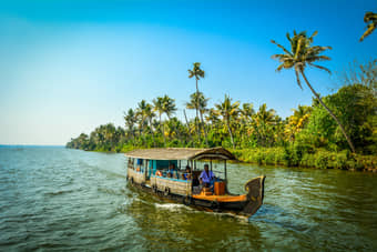 Boat at Vembanad Lake