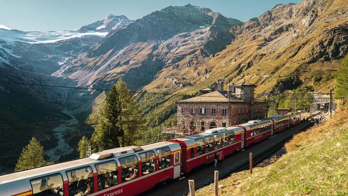 Enjoy a scenic train ride from Zurich to Rapperswil Village