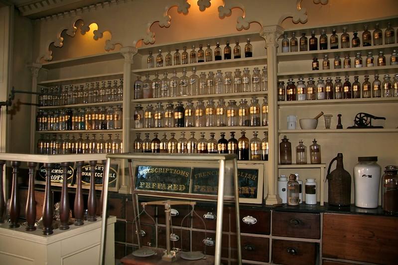 Learn about history at Stabler Leadbeater Apothecary Museum