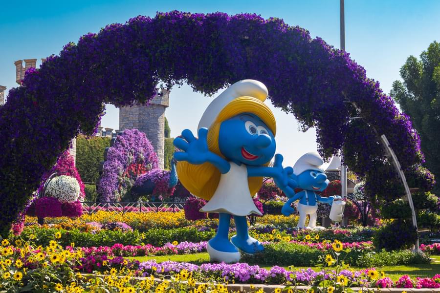 Smurfs Village In Miracle Garden Dubai