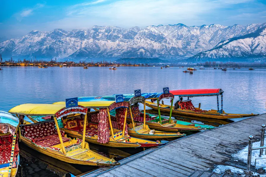 Shikara Boat Ride at Nigeen Lake, Srinagar Image