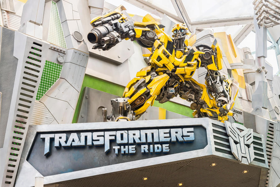 Have fun at the Transformers Ride