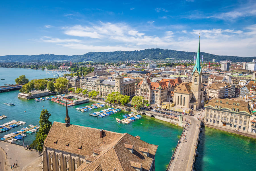 Visit a variety of world famous landmarks in Zürich, Switzerland