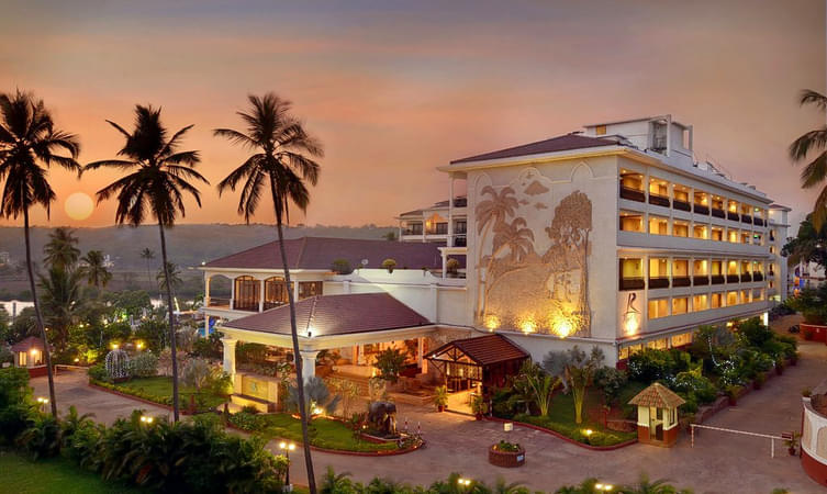 Front view of Resort Rio, Goa