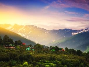 Sunrise view from Manali