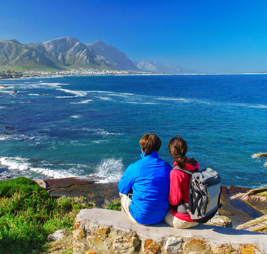 Witness the beautiful ocean view in Hermanus