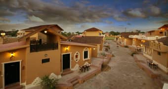 Exterior view of the resort