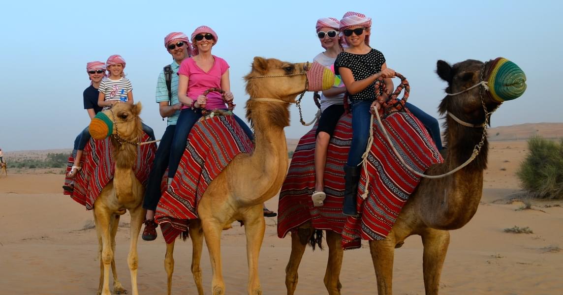 Enjoy Camel Desert Safari & other heritage activities in Dubai