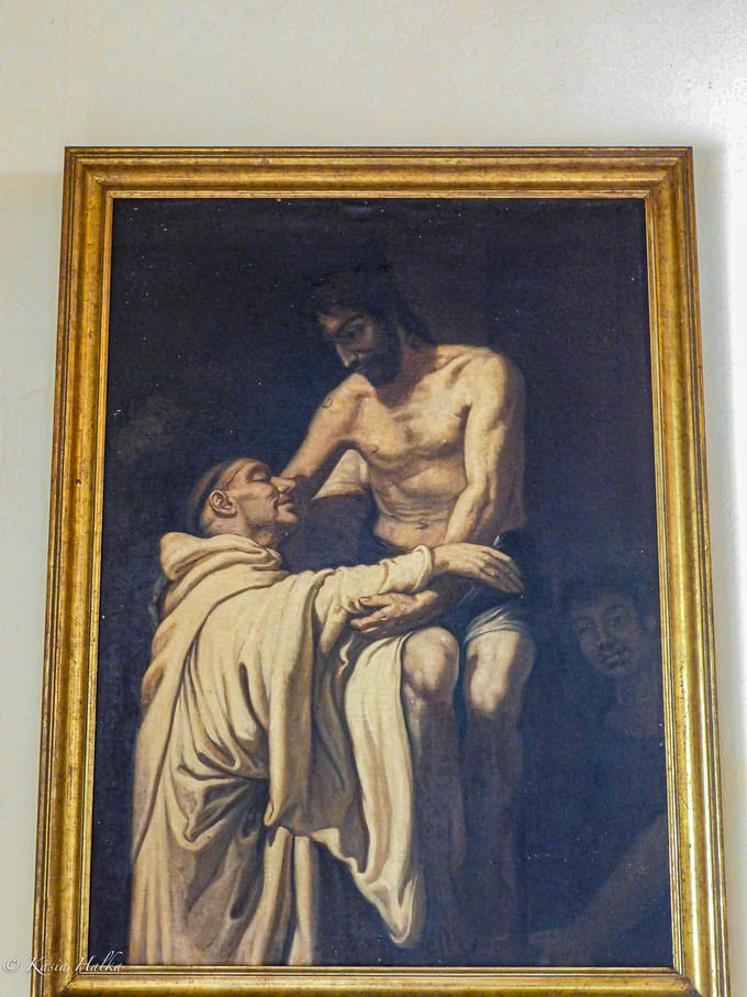 Christ Embracing St Bernard