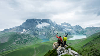 View of Gangabal and Nundkol Lake