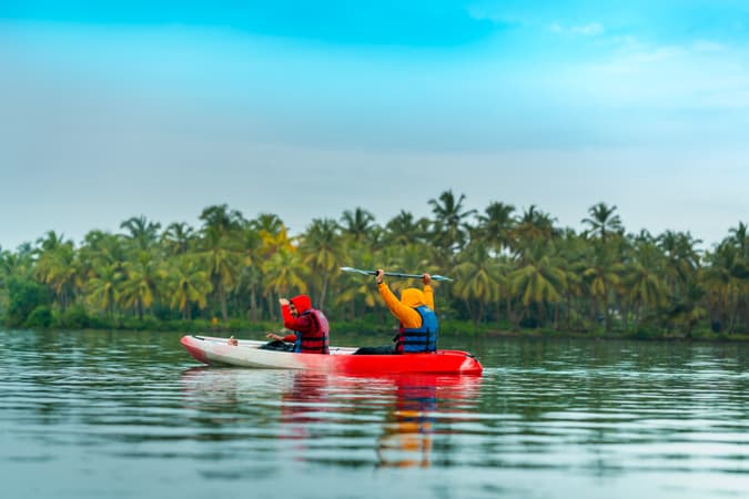 Paddle through Paravur’s serene mangrove maze with this 4 hour Kayaking adventure