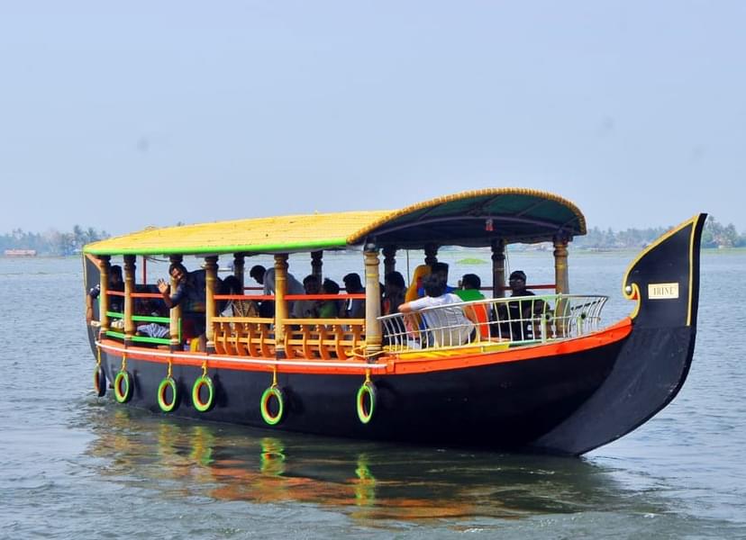 Shikara ride at Poovar island, Kerala Image