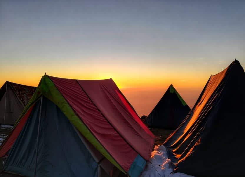 Camping at Triund #5