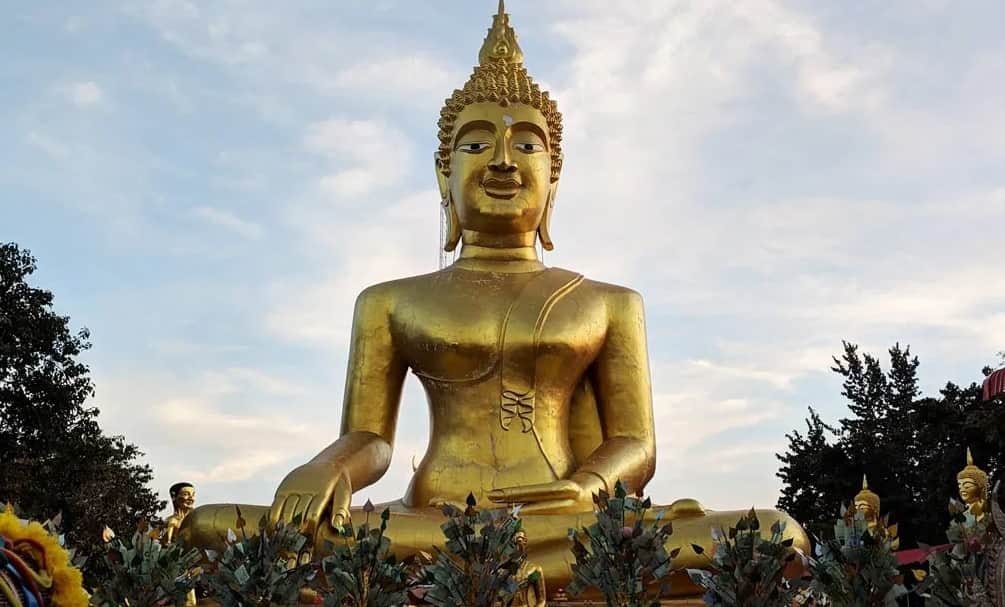 The big Buddha image.