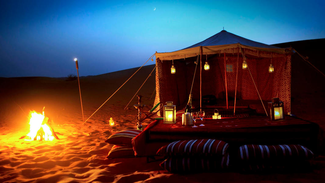 Dinner In The Desert, Dubai Image