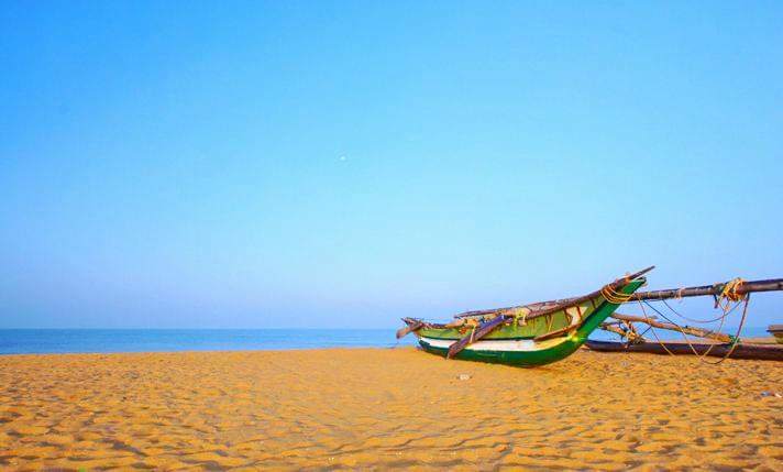 Negombo Beach Overview
