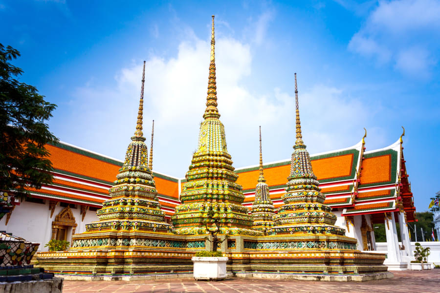 Watch Wat Arun, The Grand Palace, and Wat Pho, and others