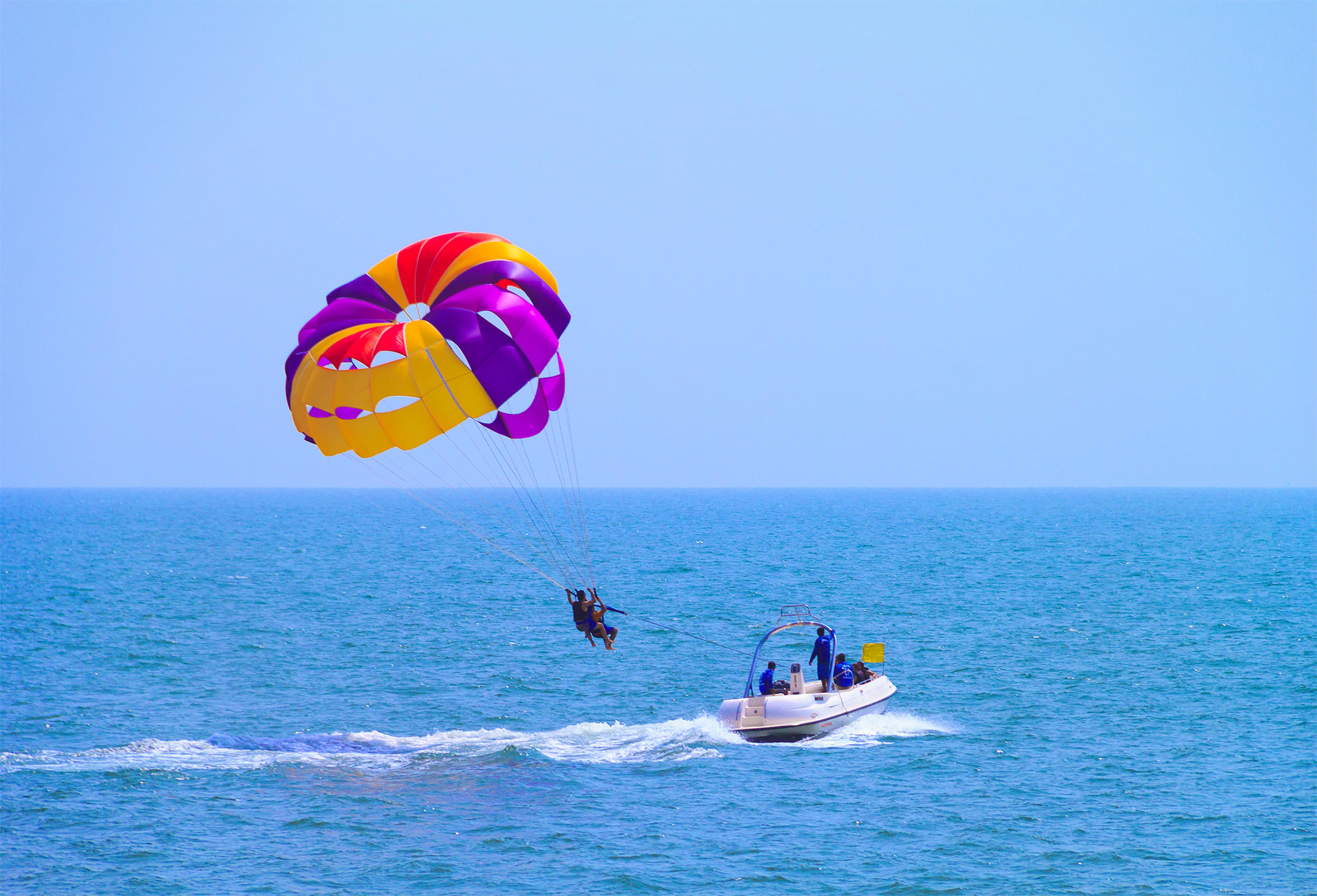 Parasailing in Goa at Calangute Beach