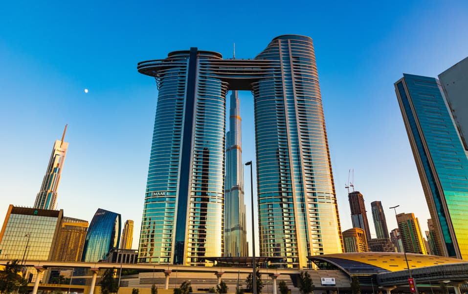 Sky View and Dubai Mall Aquarium Tickets Image