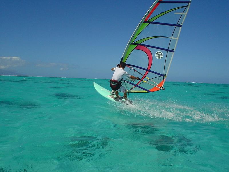 Windsurfing in Bali Image