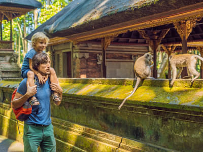 Start the Ubud sightseeing tour from Scared Monkey Forest