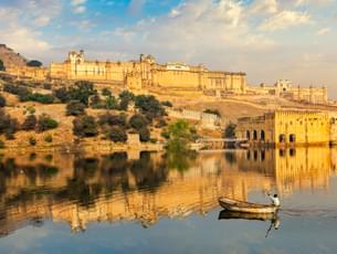 The majestic Amber Fort, Jaipur