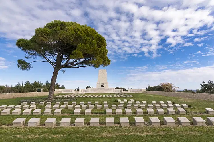 Pay respect to the fallen soldiers