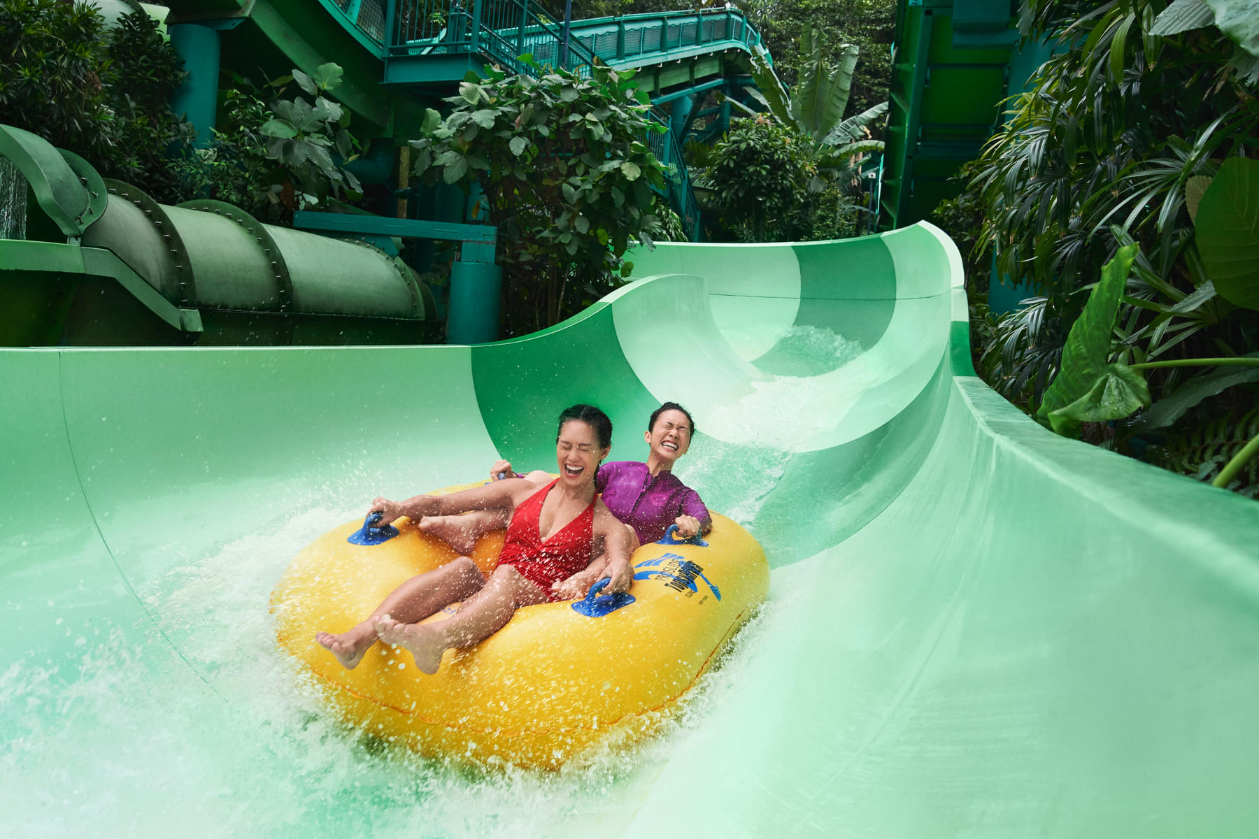 Feel the thrill as you enjoy adventurous water rides