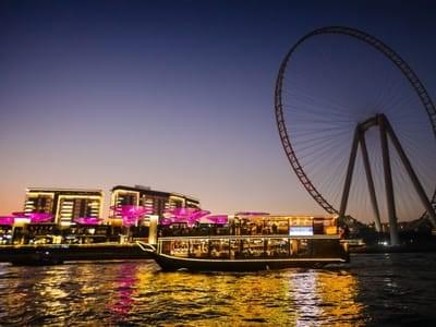  Catch sight of Dubai Eye as you sail along Dubai Marina